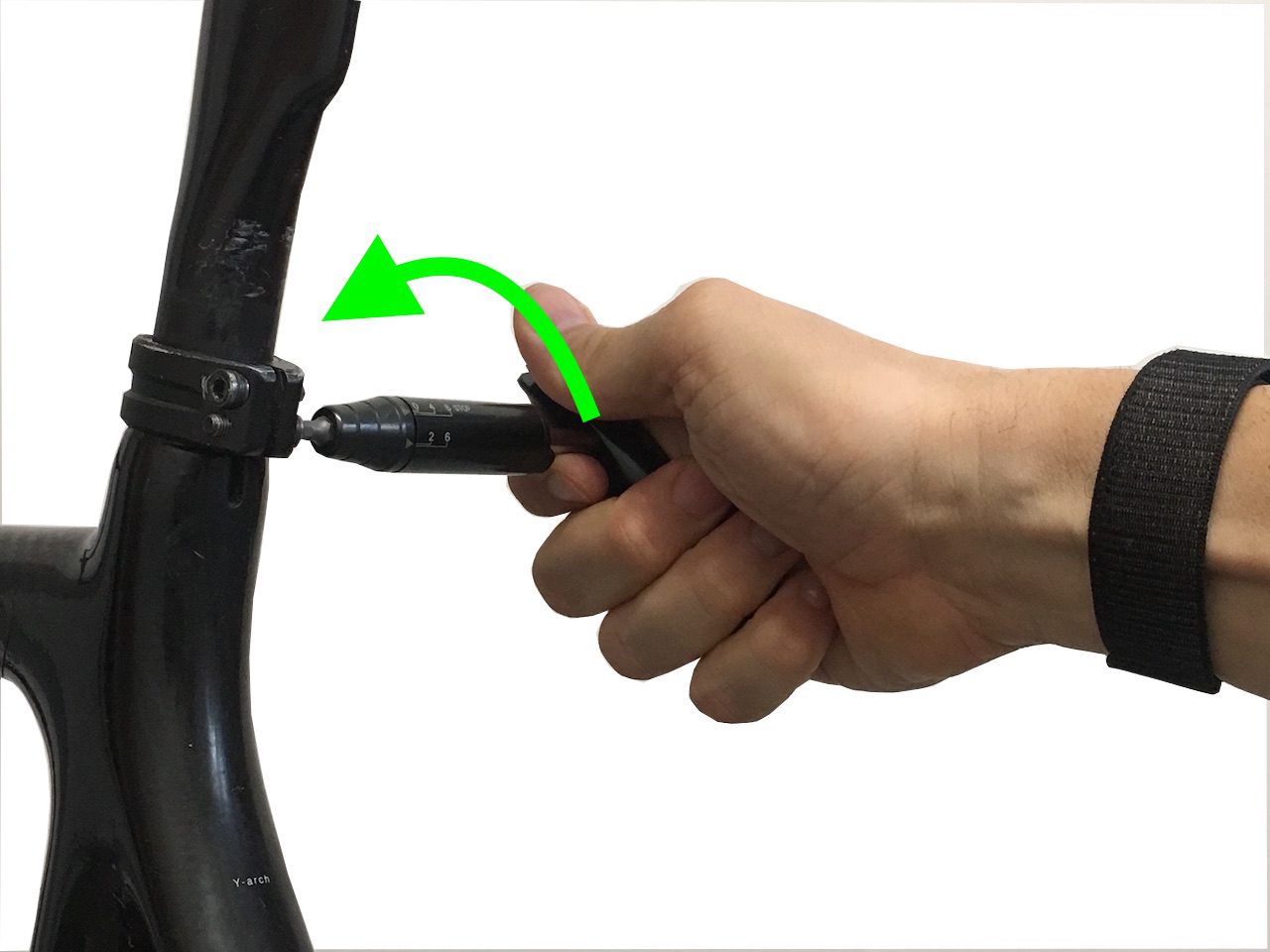 Serrage tige de selle