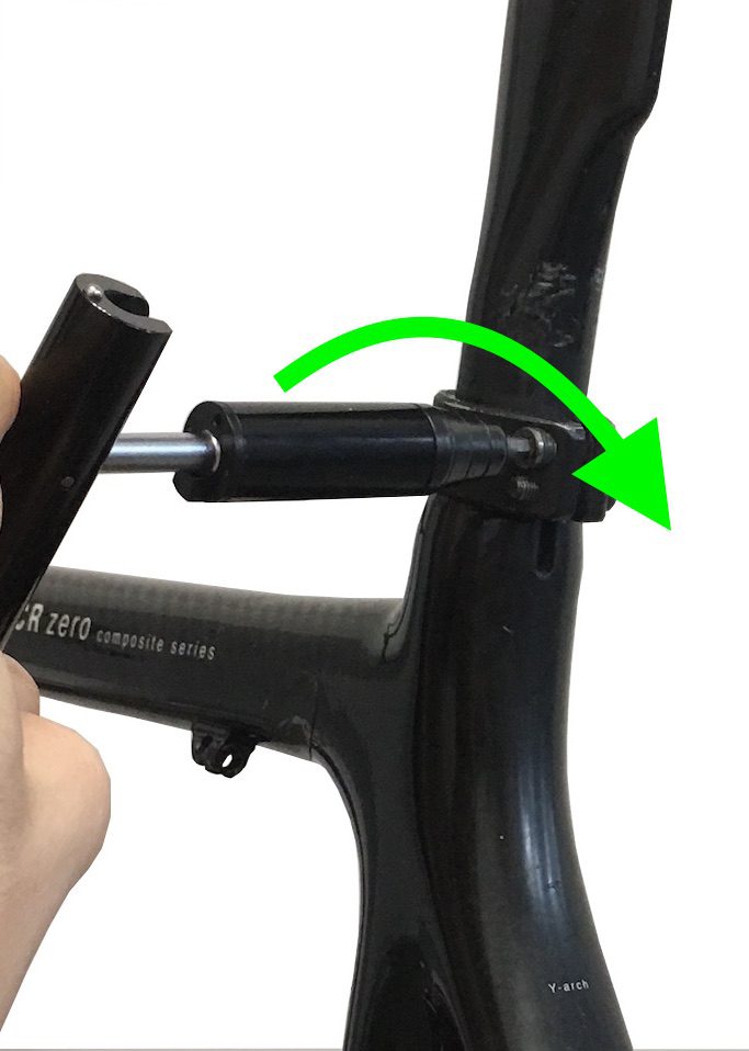 Serrage tige de selle