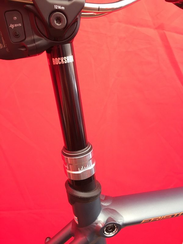 tige de selle télescopique sur un Gravel