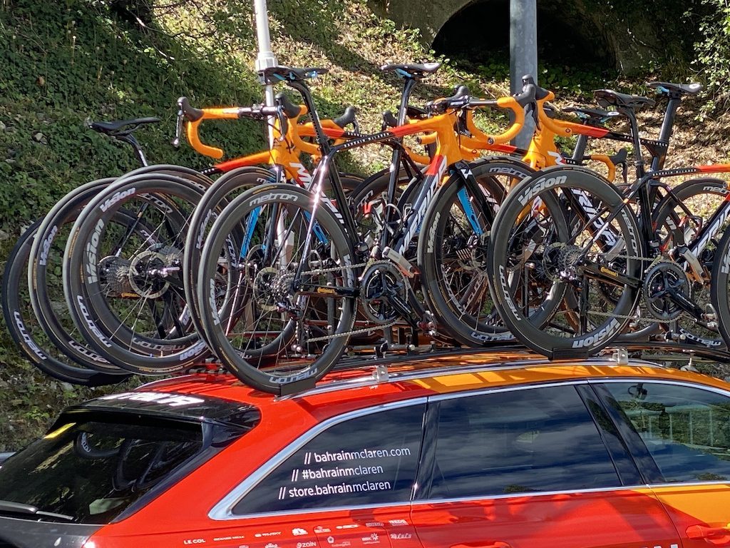 2020 Tour de France matériel Bahrain-McLaren