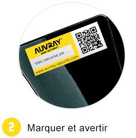 marquage antivol vélos